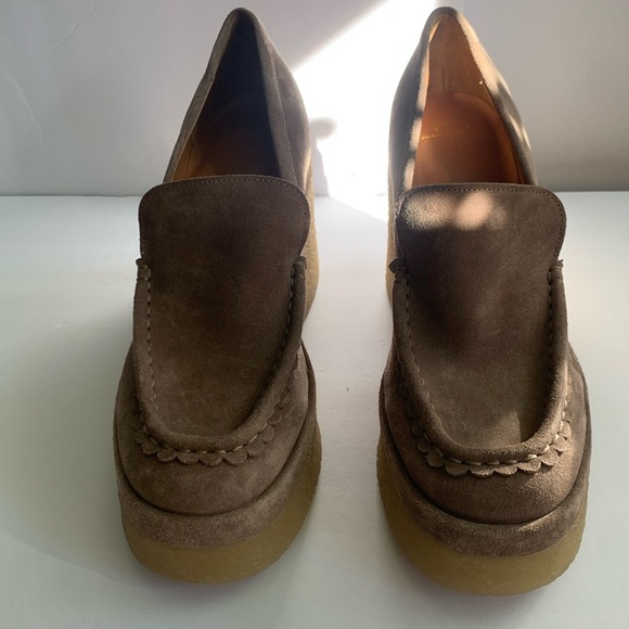 New! M Marc Fisher Ltd suede platform loafers! 9 - Picture 2 of 5